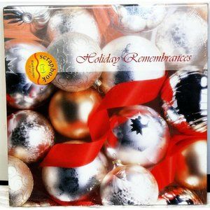 New Vtg 1998 Holiday Remembrances Scrapbook Photo Album 12"  Bound & d/termined
